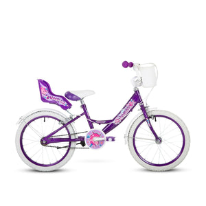 Kids Bike 18” Bumper Sparkle - Purple