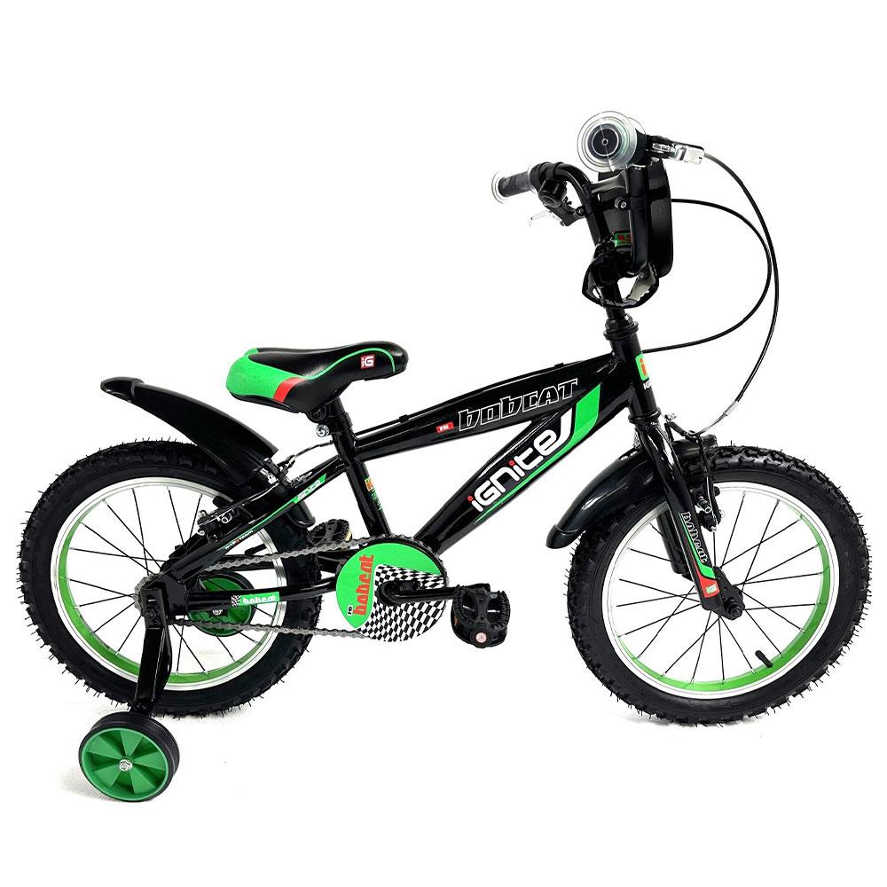 Black best sale green bike