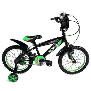 Kids Bike 16” Ignite Bobcat - Black/Green