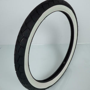 Honda C50 WhiteWall Tyre 2.25x17" - Pair (Front and Rear)