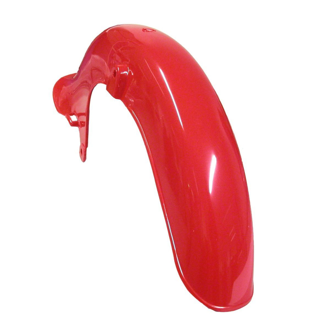 Front Mudguard to suit Honda C50/70/90  6v Round Headlight Models - Red