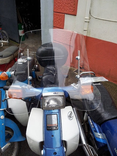 Windshield to suit Honda Cub 50/70/90  Square Headlight Models