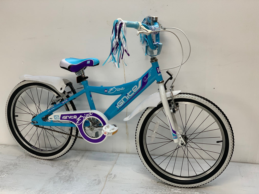 Kids Bike 20” Ignite Diva - Purple/White