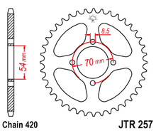 Load image into Gallery viewer, Honda C50 Rear Sprocket  41 tooth