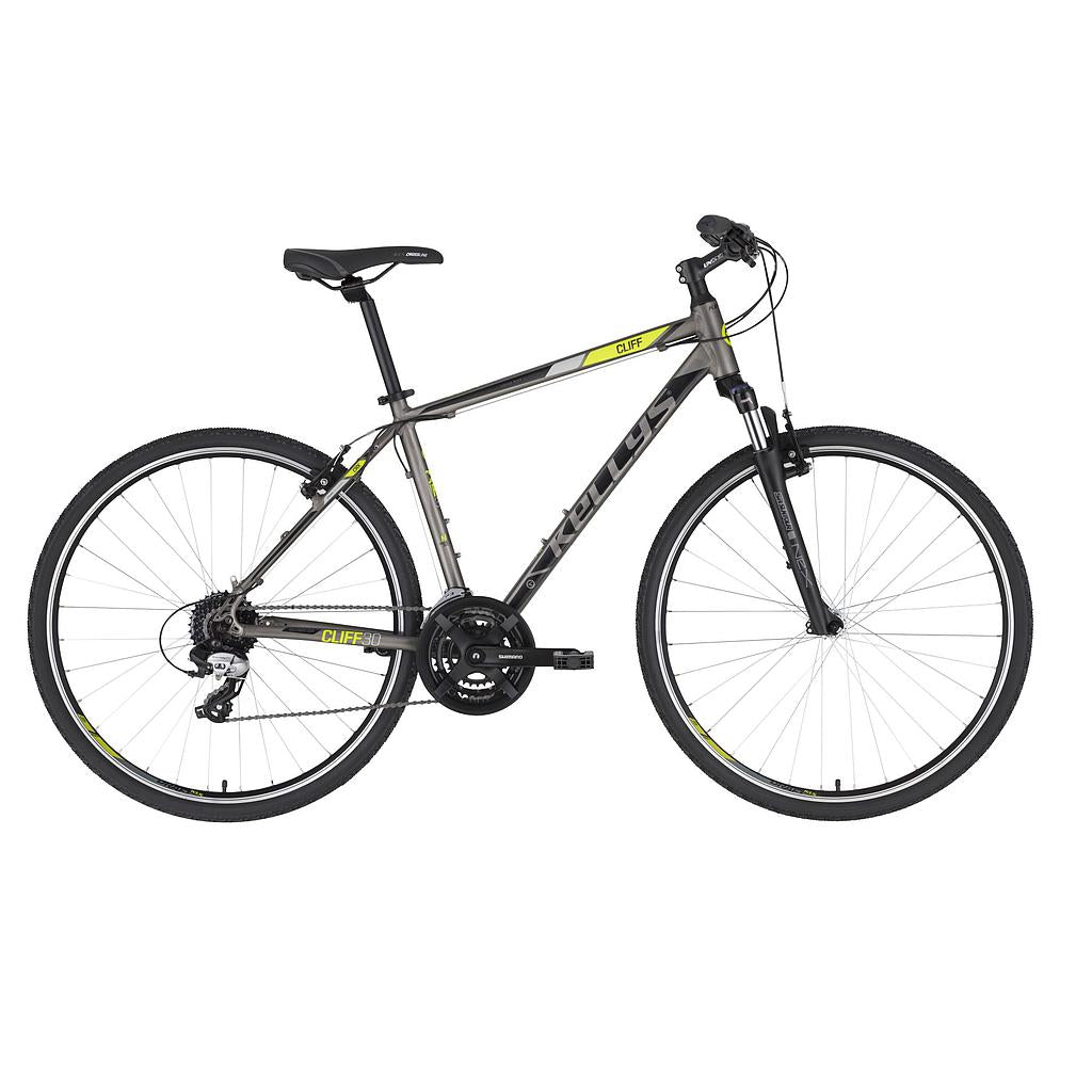 Gents Hybrid Bike - Kellys Cliff 30 (Grey)