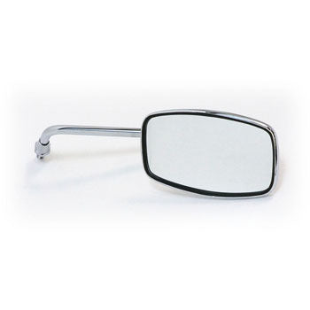 Mirror to suit C50 (1967-1977) - Genuine Honda - Chrome Rectangular