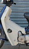 Load image into Gallery viewer, Honda Cub Legshields **Electric Start**  (C90  ’84-’03)
