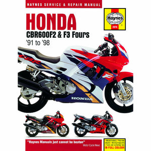Honda CBR600F2 & CBR600F3 Haynes Service Manual '91-'98