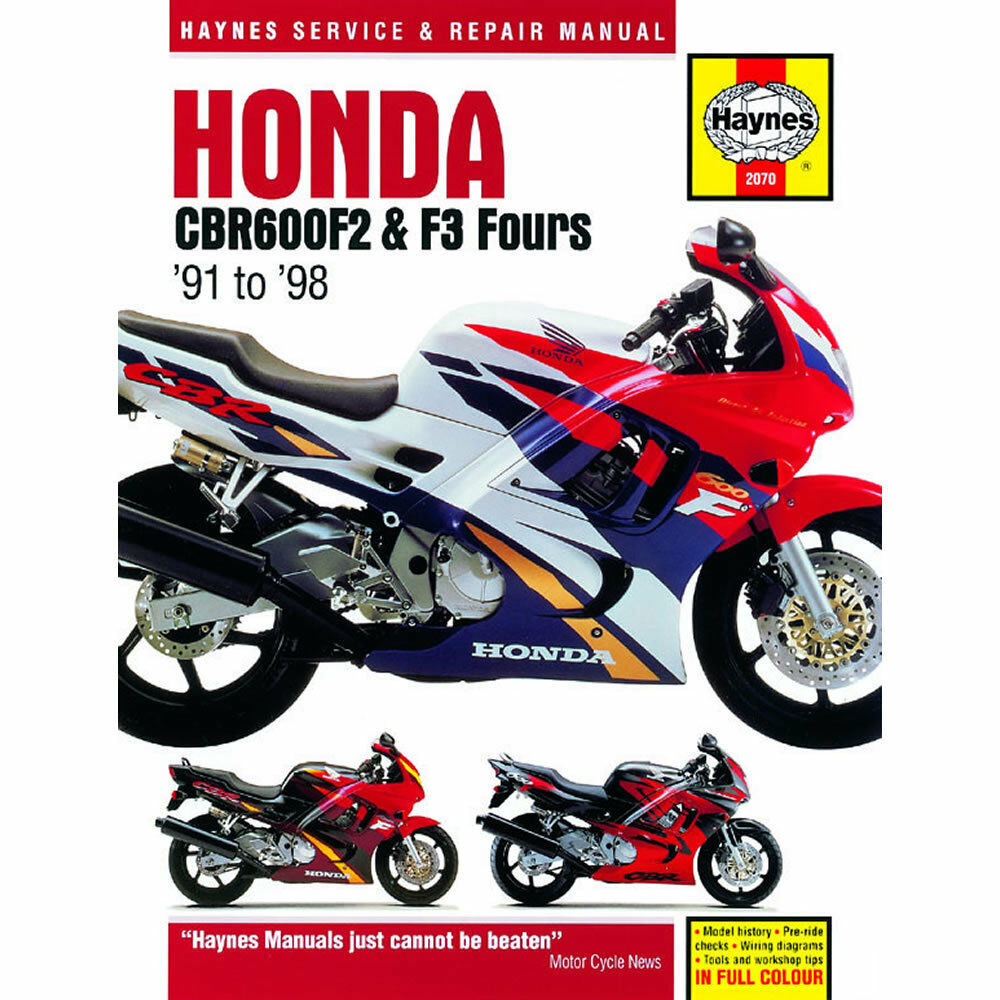 Honda CBR600F2 & CBR600F3 Haynes Service Manual '91-'98