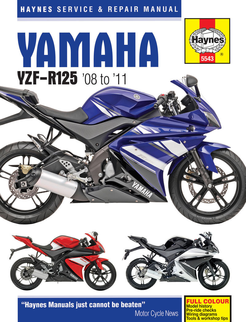 Yamaha YZF-R125 ('08-'11) Haynes Service Manual