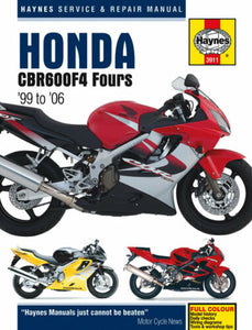 Honda CBR600F4 Fours Haynes Service Manual '99-'06