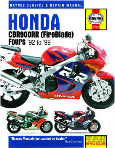 Honda CBR900RR (FireBlade) Fours Haynes Service Manual '92-'99